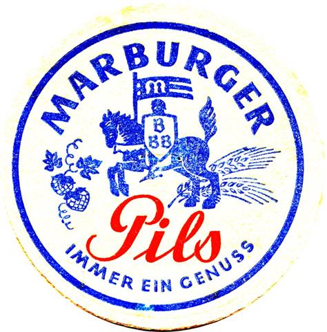 marburg mr-he marburger bopp 1b (rund215-marburger pils-blaurot) 